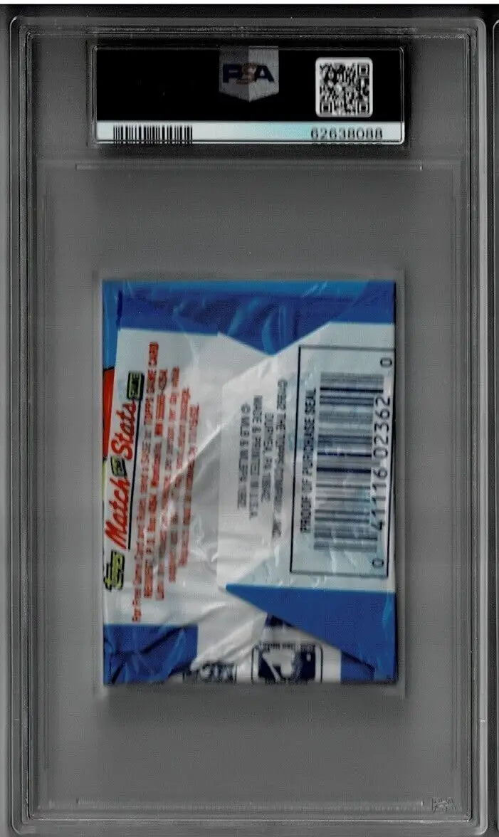 Graded 1992 Topps Baseball Pack PSA 9 with Jeff Bagwell Houston Astros on top