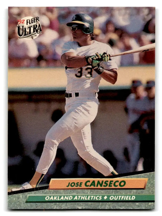 1992 Ultra #110 Jose Canseco - Trading Card