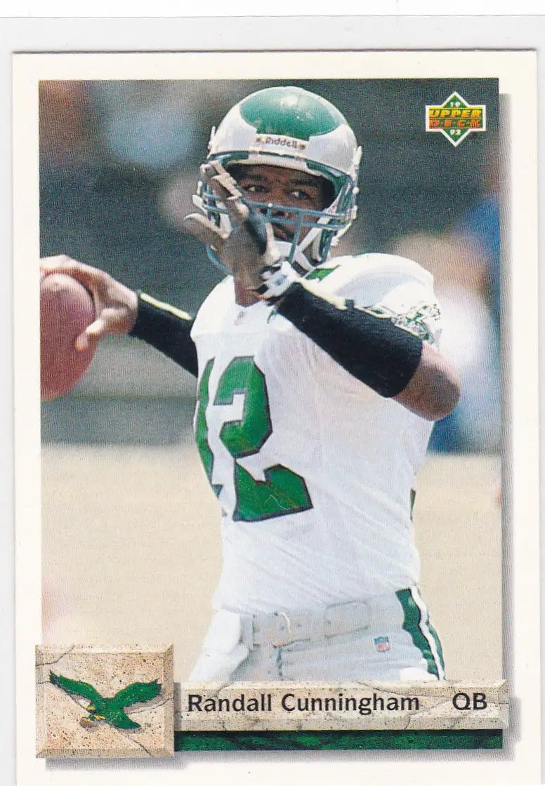 1992 Upper Deck #608 Randall Cunningham Philadelphia Eagles