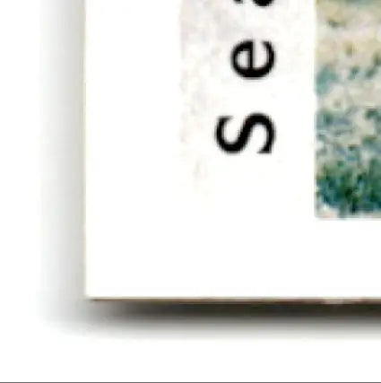 White card with brown edge featuring part of Se vertically for 1992 Upper Deck Football Sean Gilbert