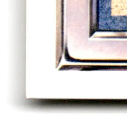 Lower left corner of framed 1992 Upper Deck Football Sean Gilbert #424 RC Los Angeles Rams artwork