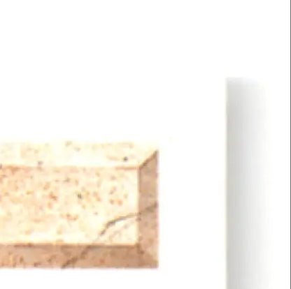 Light-colored rectangular stone tile with grain and beveled edges for Upper Deck Football Sean Gilbert card