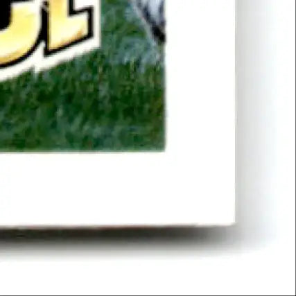 Bottom right corner of 1992 Upper Deck Football Shane Dronett card with green field background