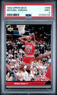 1992 Upper Deck Michael Jordan #488 Basketball PSA 9