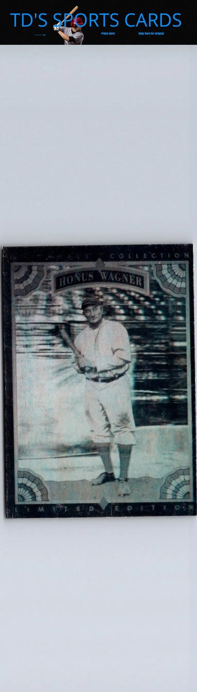 Honus Wagner baseball card from 1992 Whitehall Legends to Life NNO Honus Wagner
