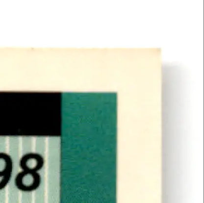 Light green and dark green striped card football Steve Young Wild Card Football collectible