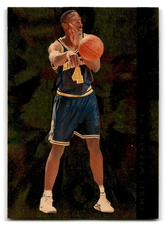 1993-94 Classic Images Four Sport #SI 12 Chris Webber Sudden Impact - Trading Cards