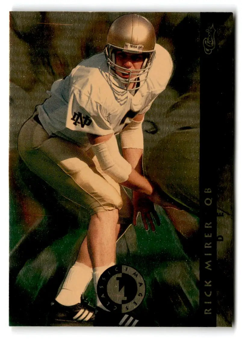 1993-94 Classic Images Four Sport #SI 16 Rick Mirer Sudden Impact - Trading Cards