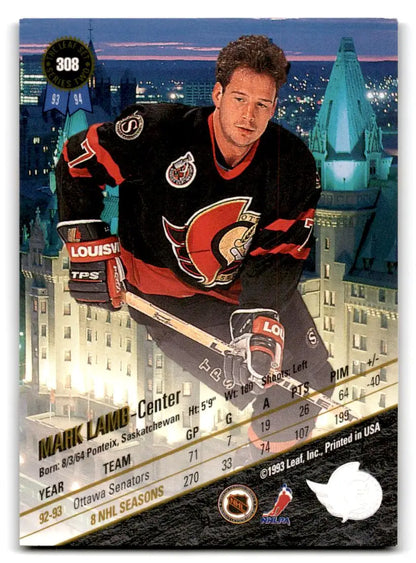 1993-94 Leaf #308 Mark Lamb - Trading Card