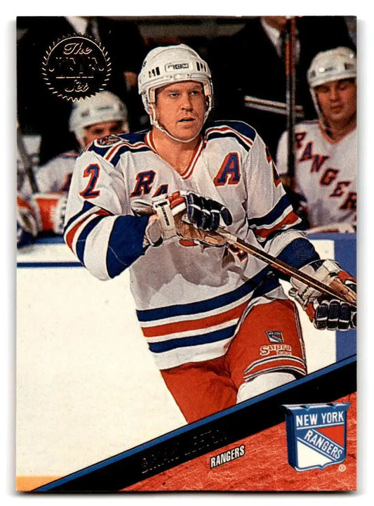1993-94 Leaf #70 Brian Leetch hockey trading card for collectors and fans