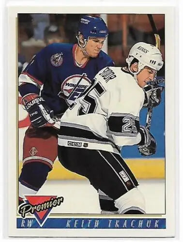 Hockey trading card 1993-94 OPC Premier Keith Tkachuk original gloss Winnipeg Jets