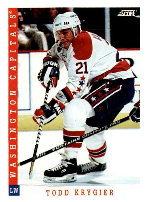 1993-94 Score #357 Todd Krygier - Trading Card