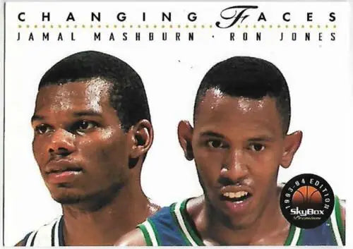 1993-94 SkyBox #297 Jamal Mashburn Popeye Jones NM-MT Mavericks original gloss card