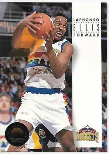 1993-94 SkyBox #61 LaPhonso Ellis NM-MT Nuggets basketball card with original gloss