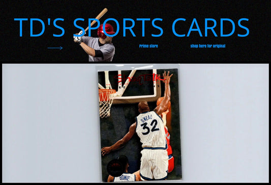 Shaquille O’Neal basketball card from 1993-94 SkyBox Premium Shaq Talk series