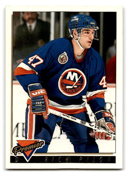 1993-94 Topps Premier #417 Rich Pilon - Trading Card