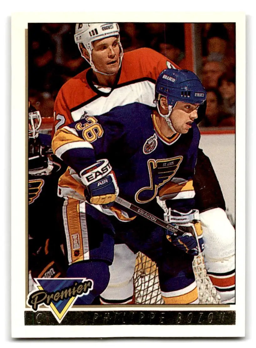 1993-94 Topps Premier #68 Philippe Bozon Gold - Trading Cards