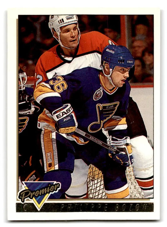 1993-94 Topps Premier #68 Philippe Bozon Gold - Trading Cards