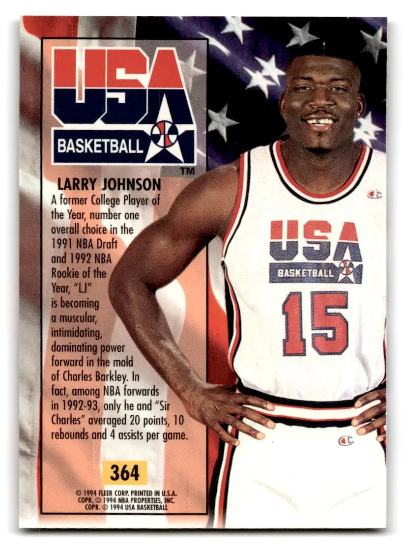 1993-94 Ultra #364 Larry Johnson - Trading Cards