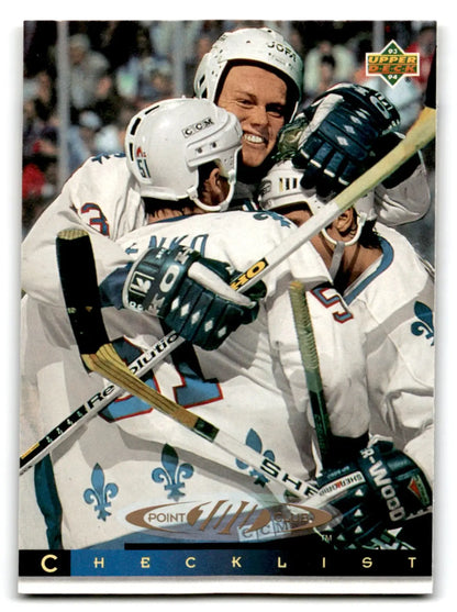 1993-94 Upper Deck Hockey 100 Point Club Checklist #220