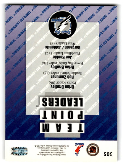 1993-94 Upper Deck Hockey Brian Bradley #305 Tampa Bay Lightning