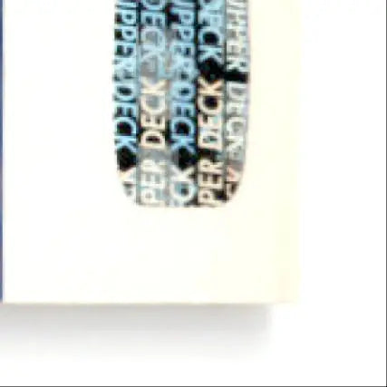 White rectangular sticker with black border and text for 1993-94 Upper Deck Hockey Brian Bradley