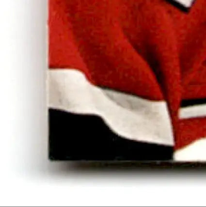 Red and white hockey jersey with black accents from 1993-94 Upper Deck Hockey Claude Lemieux collection