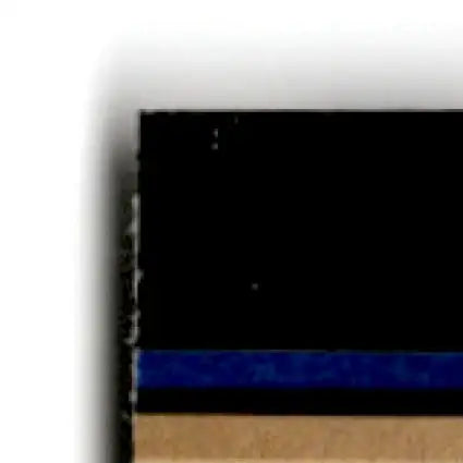 Thin blue line police tape on cardboard for 1993-94 Upper Deck Hockey Craig Janney #225b