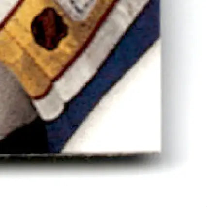 Blue and white striped geometric blanket with cotton or linen fabric for upper deck hockey fans