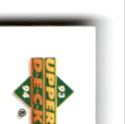 Green and orange upper deck hockey card featuring Diamond logo of hockey Doug Weight and Petr Klima