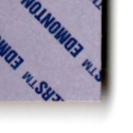 Lavender-colored adhesive foam pads with erstm Edmonton text for 1993-94 Upper Deck Hockey Doug Weight Petr Klima card