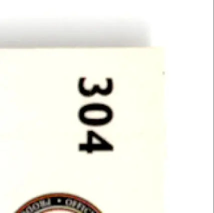 304 stainless steel label with circular logo for 1993-94 Upper Deck Hockey Kelly Kisio