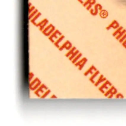 Philadelphia Flyers hockey puck grip tape featuring 1993-94 Upper Deck Hockey Mark Recchi #300