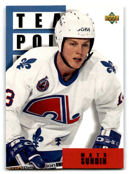 1993-94 Upper Deck Hockey Mats Sundin #302