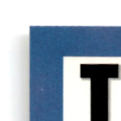 Blue textured foam deck hockey mats with black T design from IKEA Fjällbo for Upper Deck Hockey