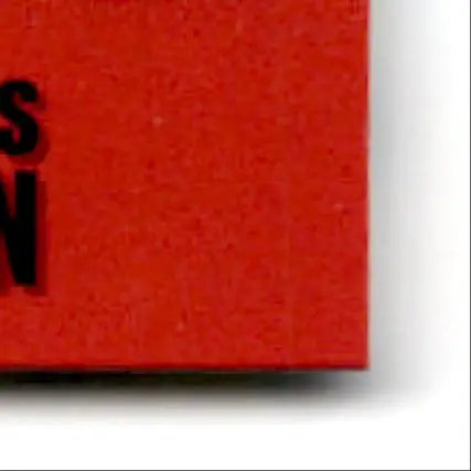 Red textured rubber hockey mats Sundin with black sun text from 1993-94 Upper Deck Hockey