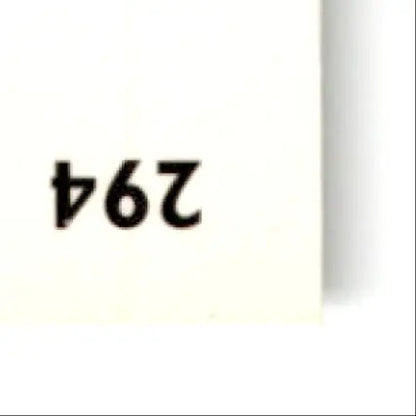 294 white label sticker with black text from 1993-94 Upper Deck Hockey Mike Modano card