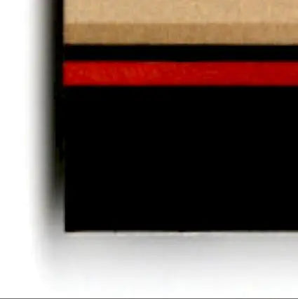 Red and black textured rubber mat for grip, related to 1993-94 Upper Deck Hockey Theoren Fleury