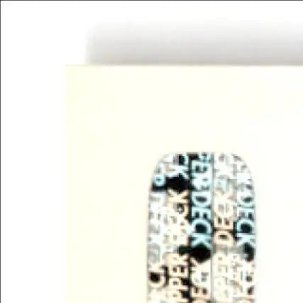 Black and white upper deck hockey card holder for Theoren Fleury 1993-94 deck hockey