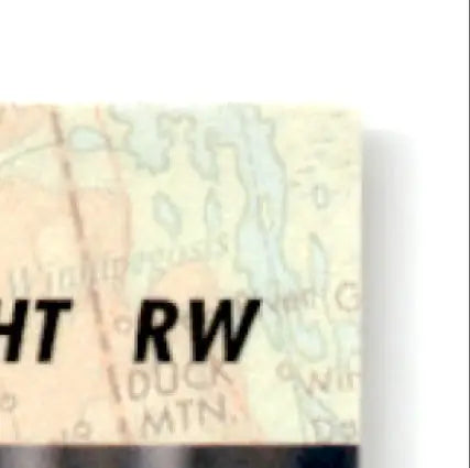 Brown leather wallet with duck mtn embossing from 1993-94 Upper Deck Hockey Tyler Wright #256b