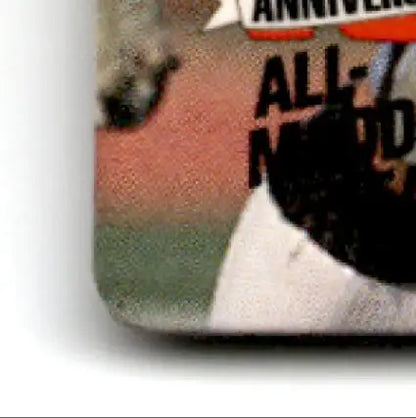 Corner of action packed football memorabilia featuring Los Angeles Raiders design with color blocks