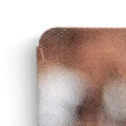 Worn corner of 1993 action packed football Jeff George #22 Colts print with scratch