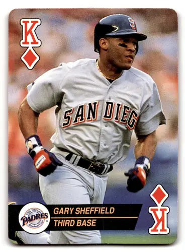 1993 Bicycle Aces #KD Gary Sheffield NM-MT Padres ID:62817 - Trading Cards