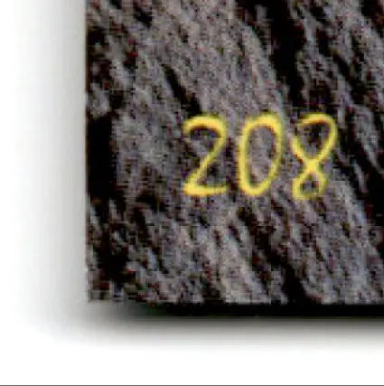 Yellow 208 number on black rock for 1993 Classic Multi-Sport Four Sport Maxim Bets