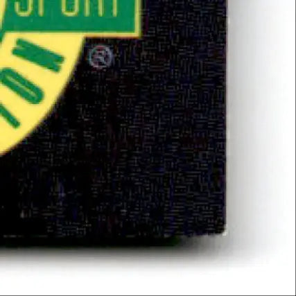Green and yellow shield wallet with textured black pattern for four sport maxim bets