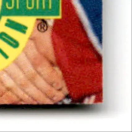 Green and yellow Spud logo on red background with white text, San Jose Sharks sport Viktor Kozlov