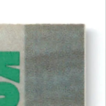 Green and white sanding block with textured surface for sport Viktor Kozlov San Jose Sharks memorabilia