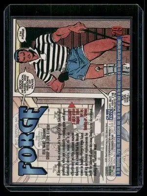 Comic book trading card of Marvel Forge from 1993 Marvel Forge #129 collection