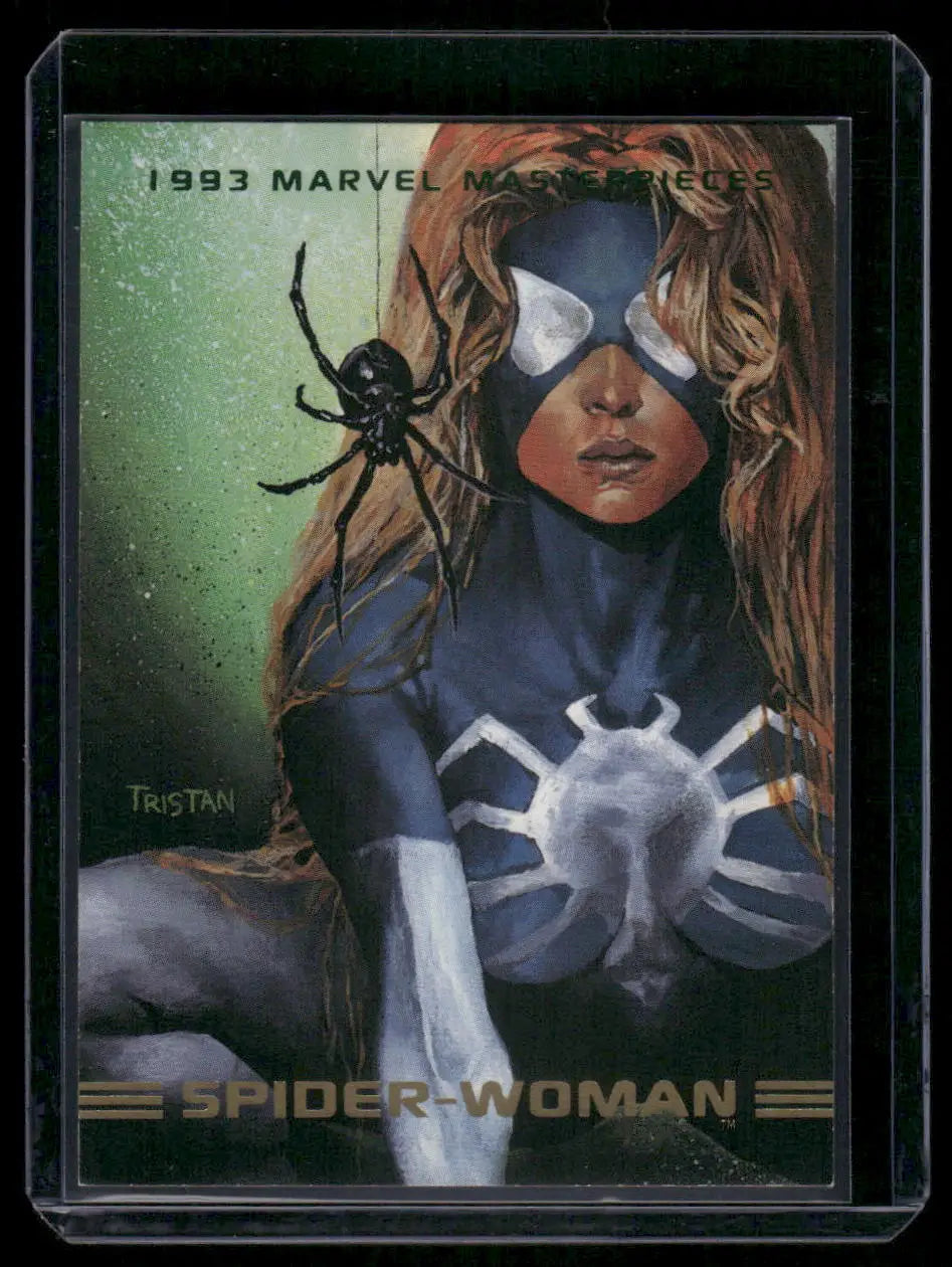 Marvel Masterpieces Spider-Woman 1993 trading card from the 1993 Marvel Masterpieces series