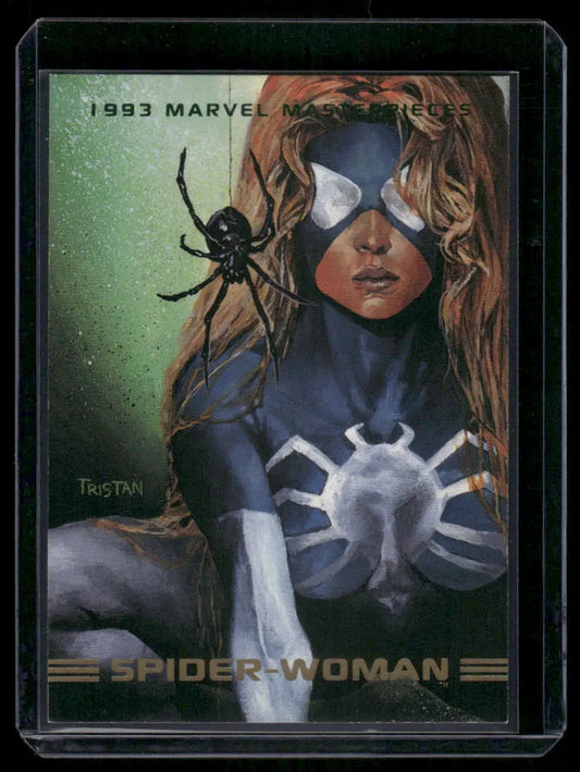 Marvel Masterpieces Spider-Woman 1993 trading card from the 1993 Marvel Masterpieces series